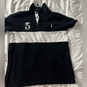 Black & white ralph lauren polo t shirt